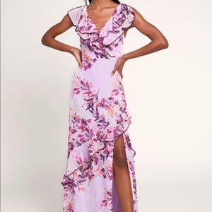 Purple lulus dress new with tags